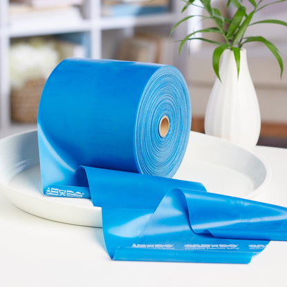 McKesson Exercise Resistance Band, Blue, 5 Inch x 50 Yard, Heavy Resistance