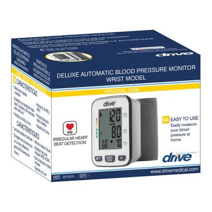 drive™ Digital Blood Pressure Monitoring Unit, Wrist Cuff, Adult Medium