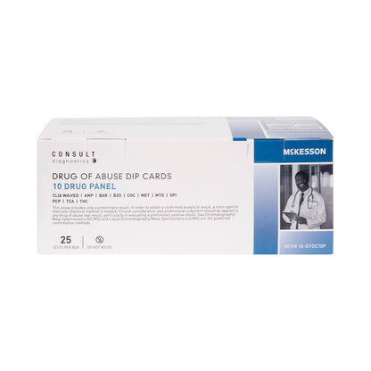 McKesson Consult™ 10-Drug Panel with Adulterants Drugs of Abuse Test Kit