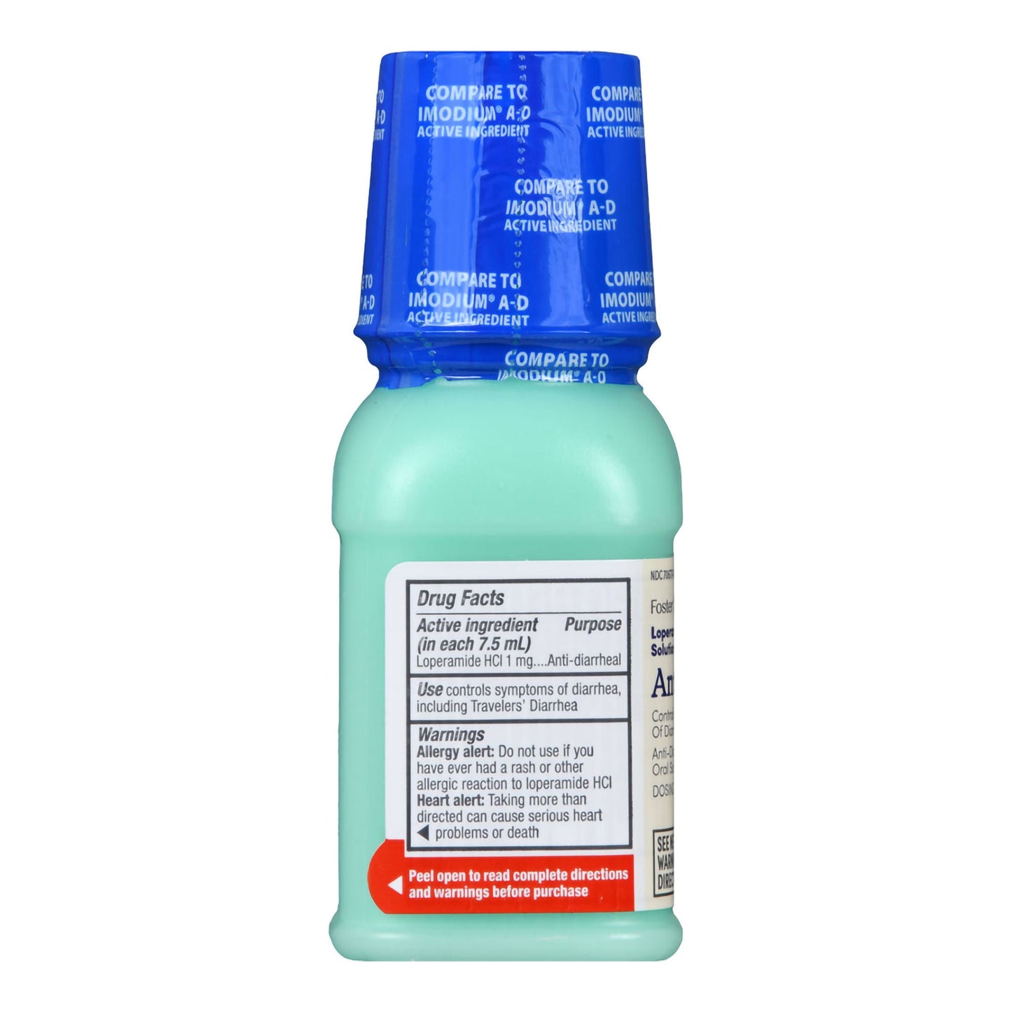 Foster & Thrive™ Anti-Diarrheal 1 mg per 7.5 mL Loperamide Oral Solution, Mint