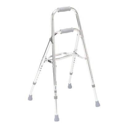 drive™ Hemi Aluminum Side Step Folding Walker, 29.5 – 37 Inch Height