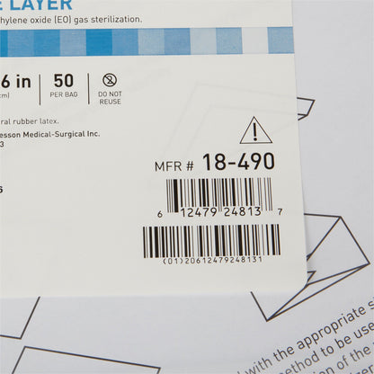 McKesson Single Layer Sterilization Wrap, 36 x 36 Inch