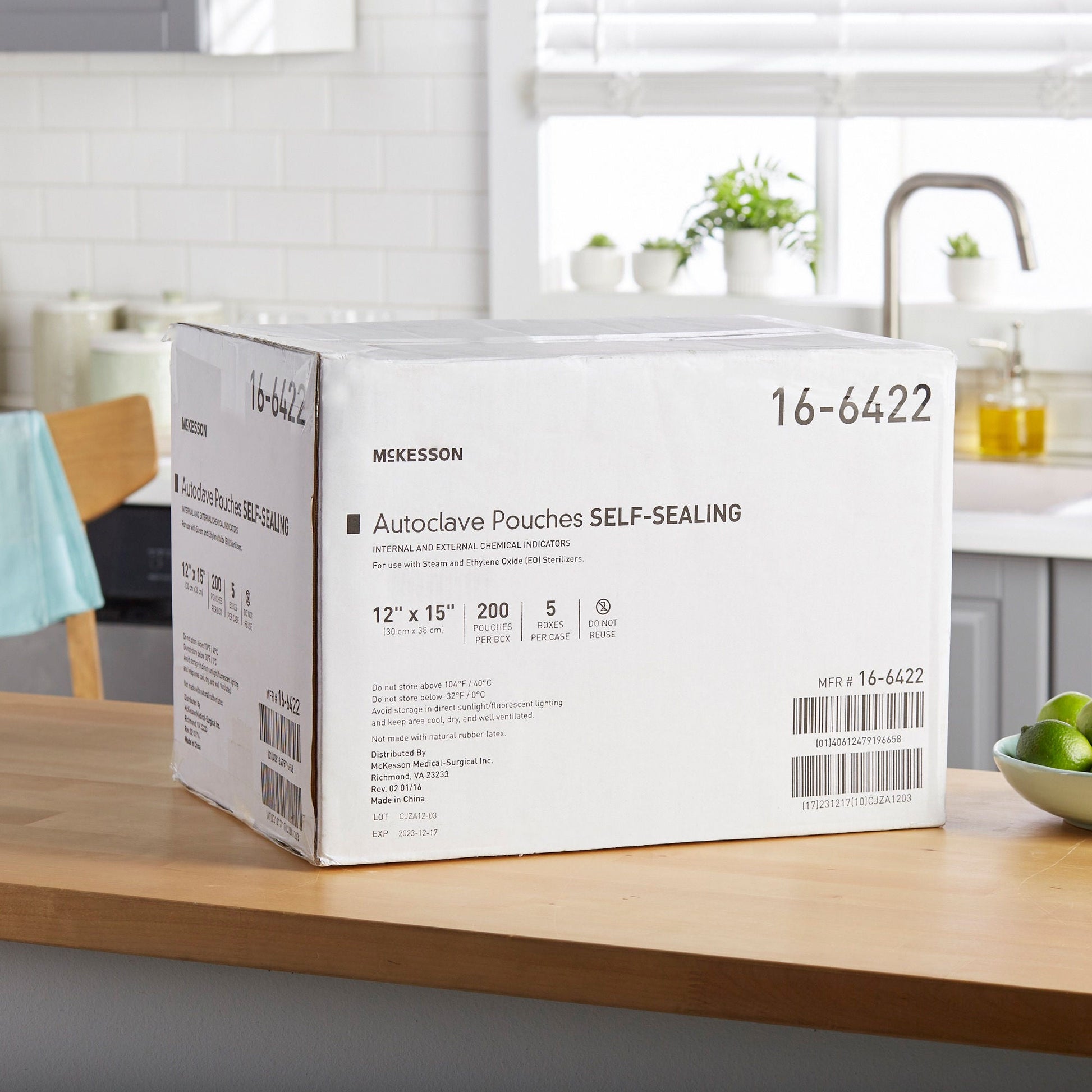 McKesson Sterilization Pouch, 12 x 15 Inch