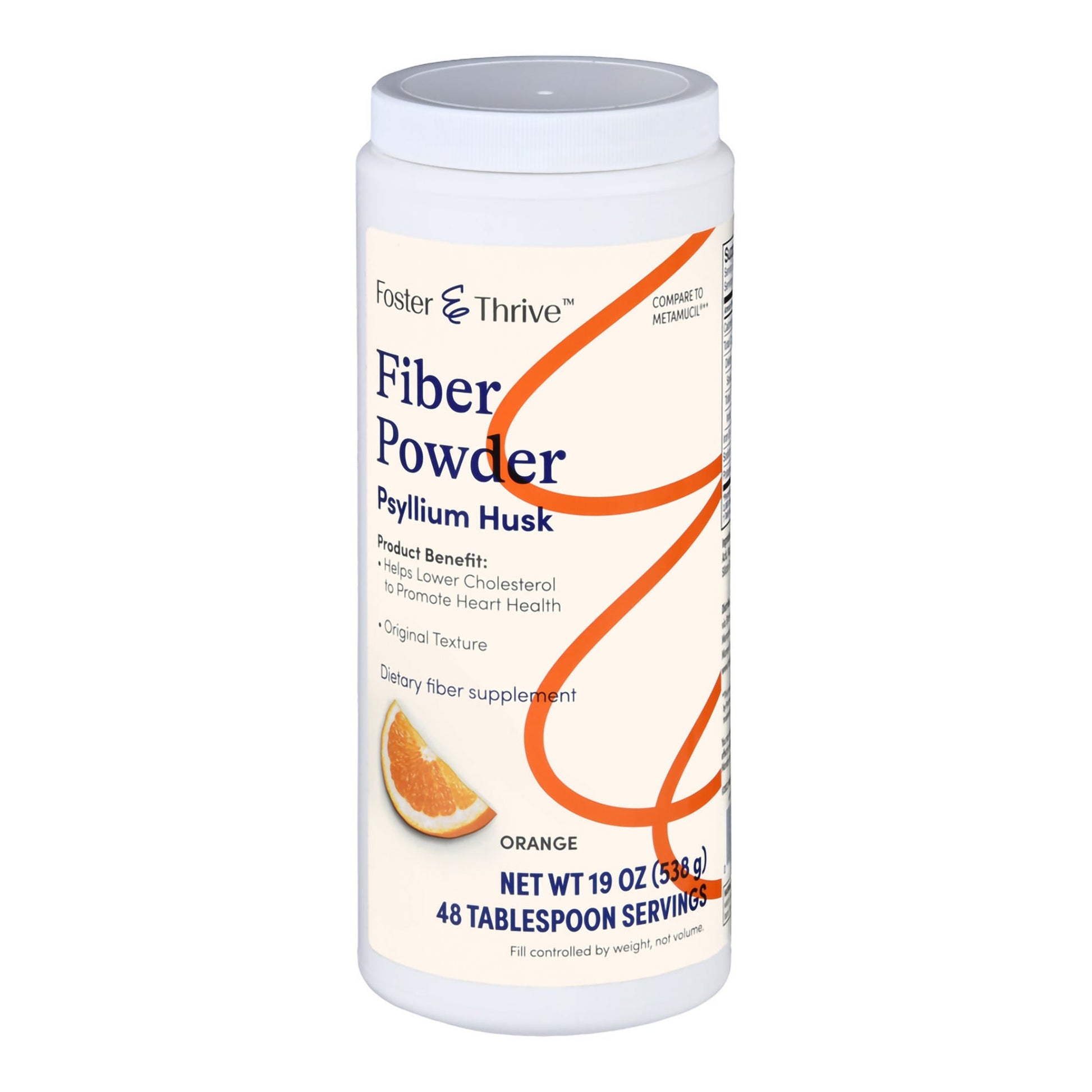 Foster & Thrive™ Fiber Powder Original Texture Orange