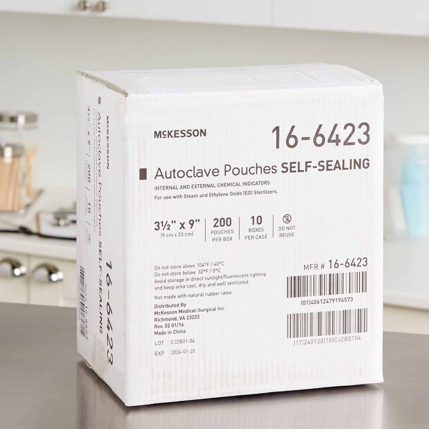 McKesson Sterilization Pouch, 3.5 x 9 Inch