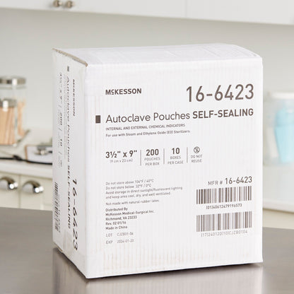 McKesson Sterilization Pouch, 3.5 x 9 Inch