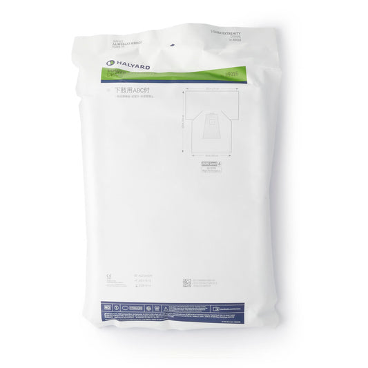 Halyard Sterile Lower Extremity Orthopedic Drape, 108 x 80 x 124 Inch