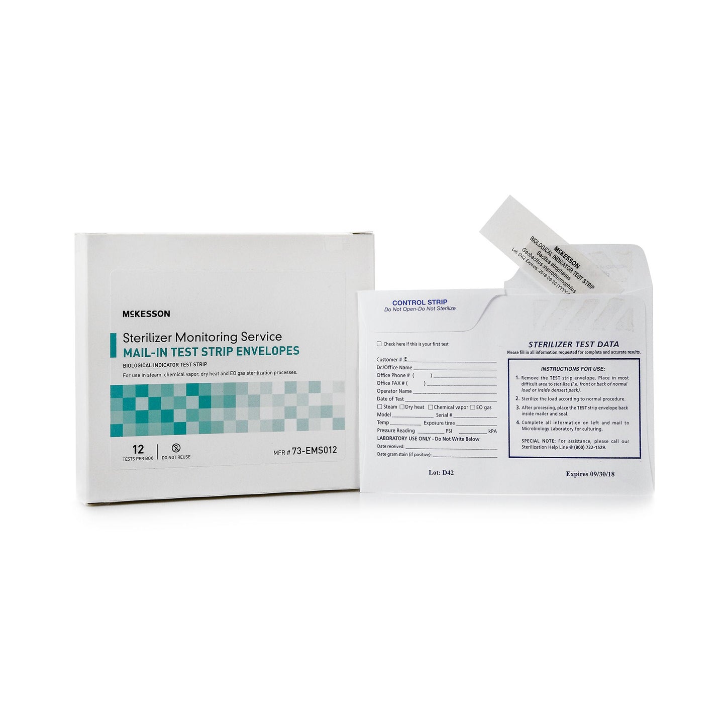McKesson Sterilizer Monitoring Mail-In Service