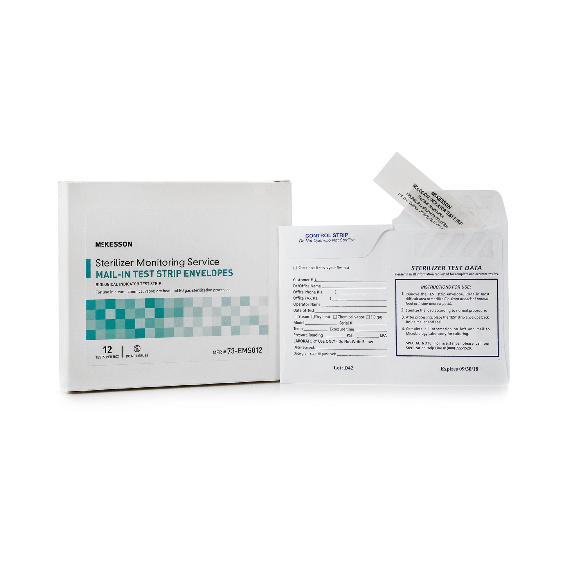 McKesson Sterilizer Monitoring Mail-In Service