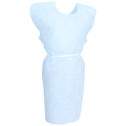 McKesson Patient Exam Gown, One Size Fits Most, Blue