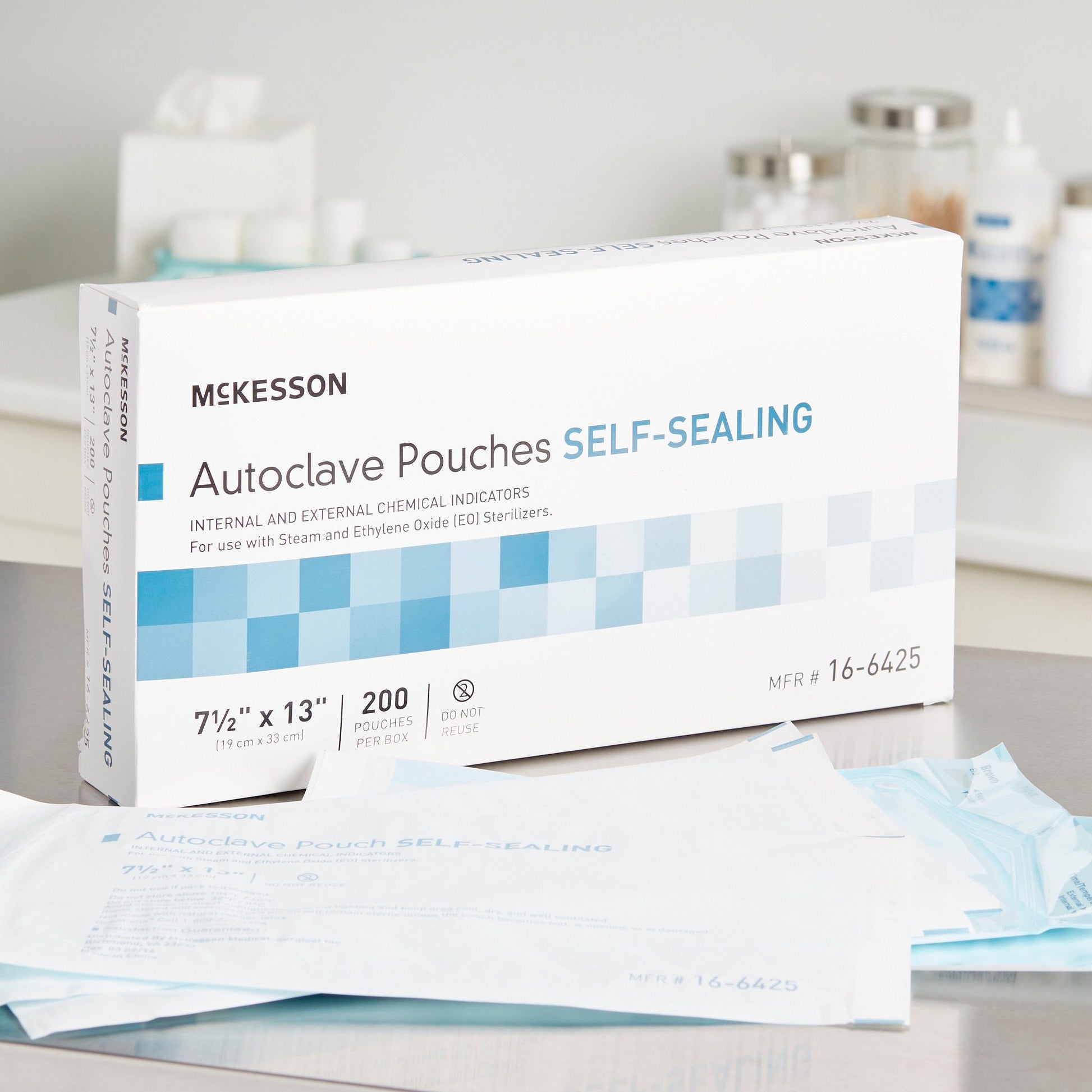 McKesson Sterilization Pouch, 7.5 x 13 Inch