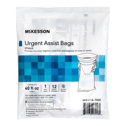 McKesson Opaque Urgent Assist/Emesis Bags