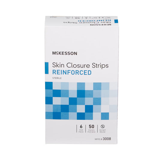 McKesson Skin Closure Reinforced Strip, 0.25 x 1.5 Inch