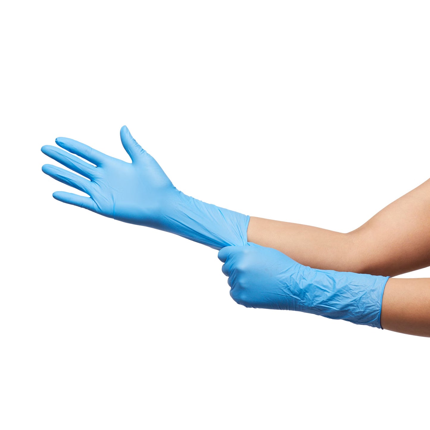 McKesson Confiderm® 6.5CX Nitrile Extended Cuff Length Exam Glove, Medium, Blue