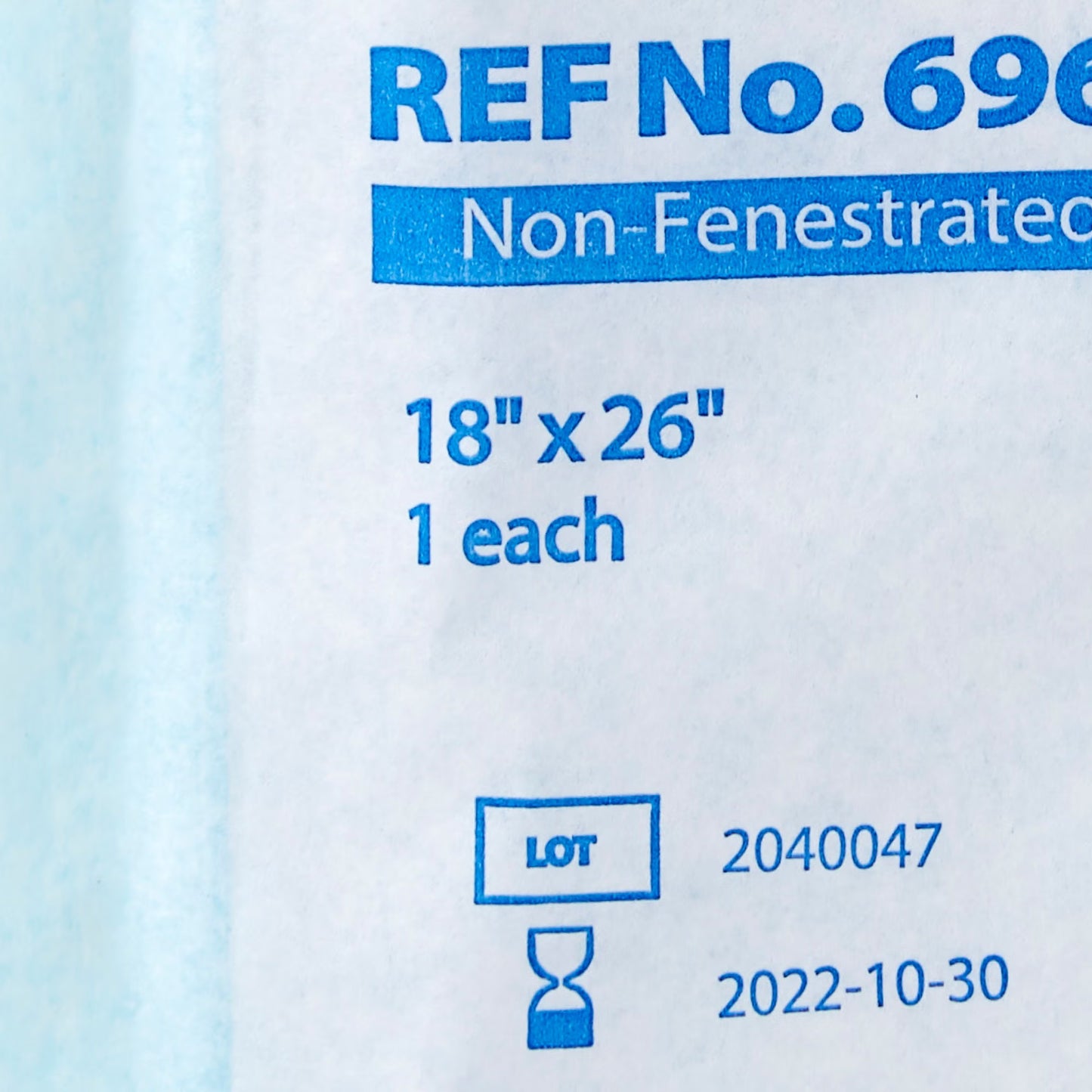 Busse Hospital Sterile Field General Purpose Drape, 18 x 26 Inch