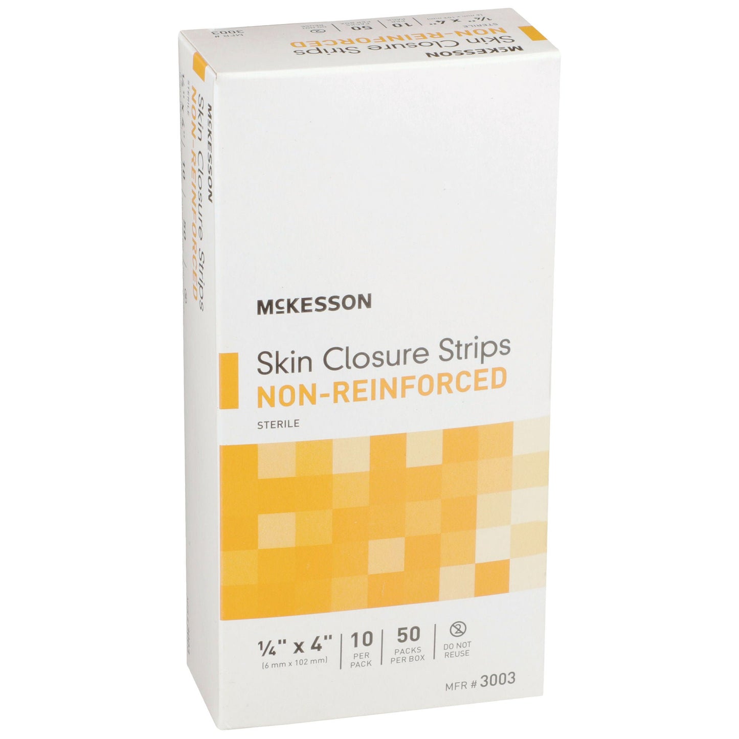 McKesson Nonreinforced Skin Closure Strip, 1/4 x 4 in.