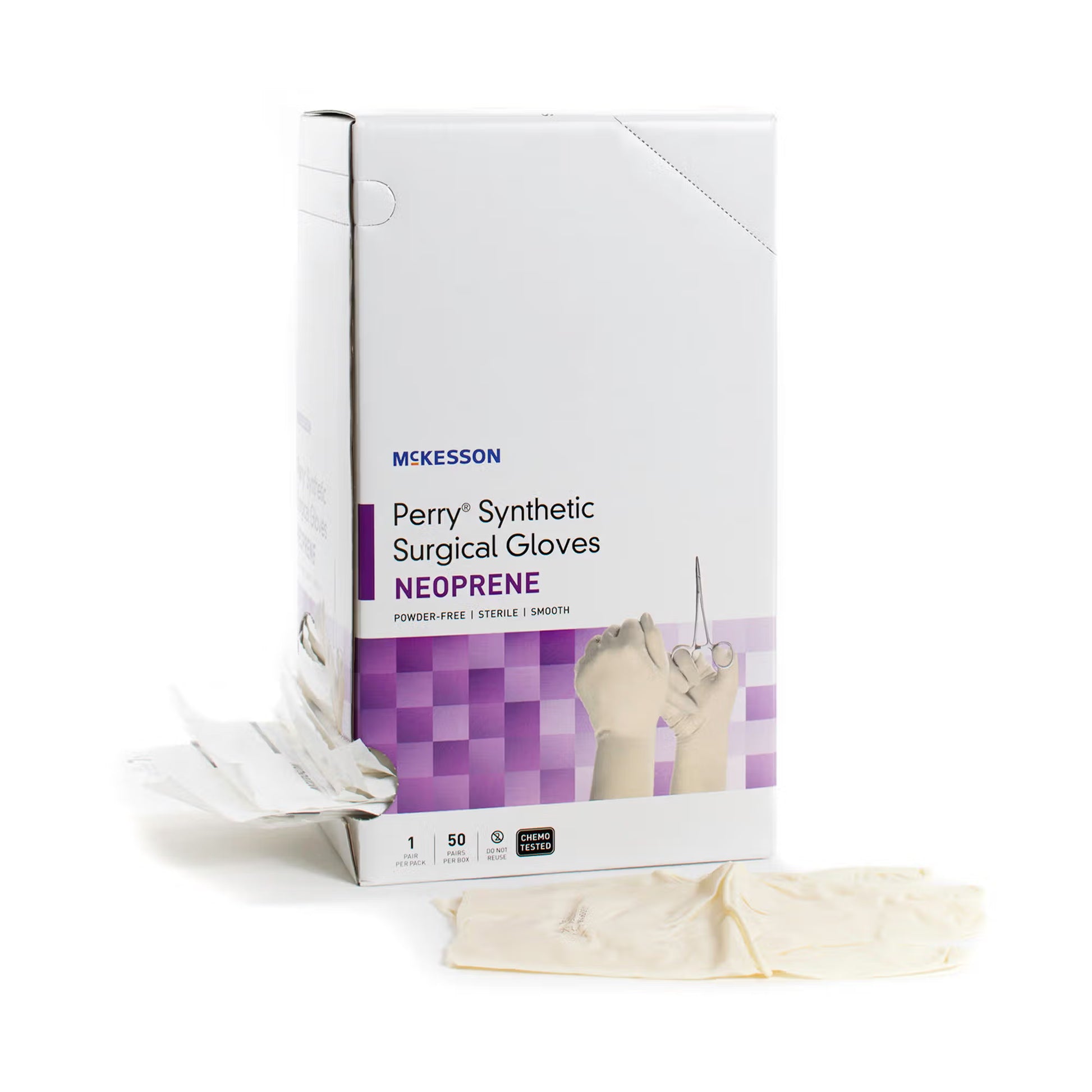 McKesson Perry® Polychloroprene Surgical Glove, Size 6, Cream
