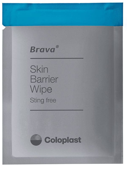 Brava Skin Barrier Wipe, Sting-Free, Alcohol-Free, Silicone-Based