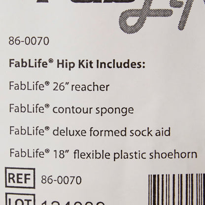 FabLife™ Hip Kit with 26 Inch Reacher and 18 Inch Plastic Shoehorn