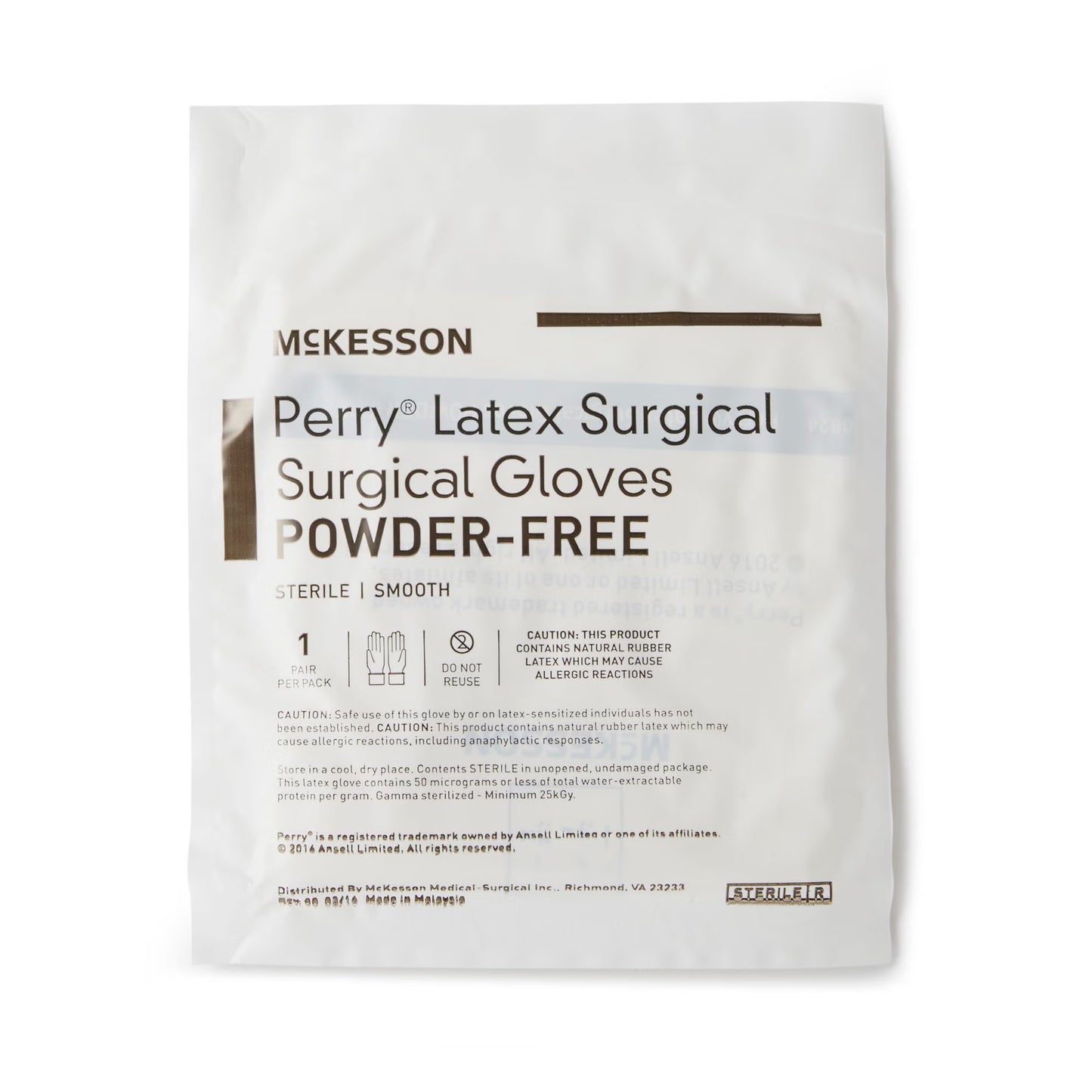 McKesson Perry® Performance Plus Surgical Glove, Size 6.5, Cream