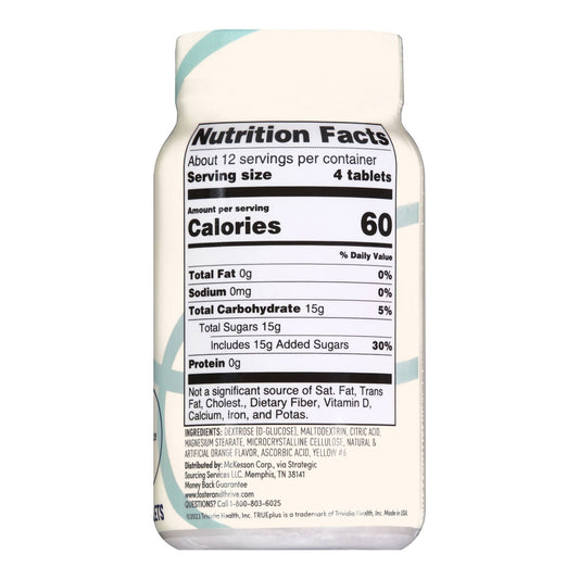 Foster & Thrive™ Trueplus Glucose Tablets Orange