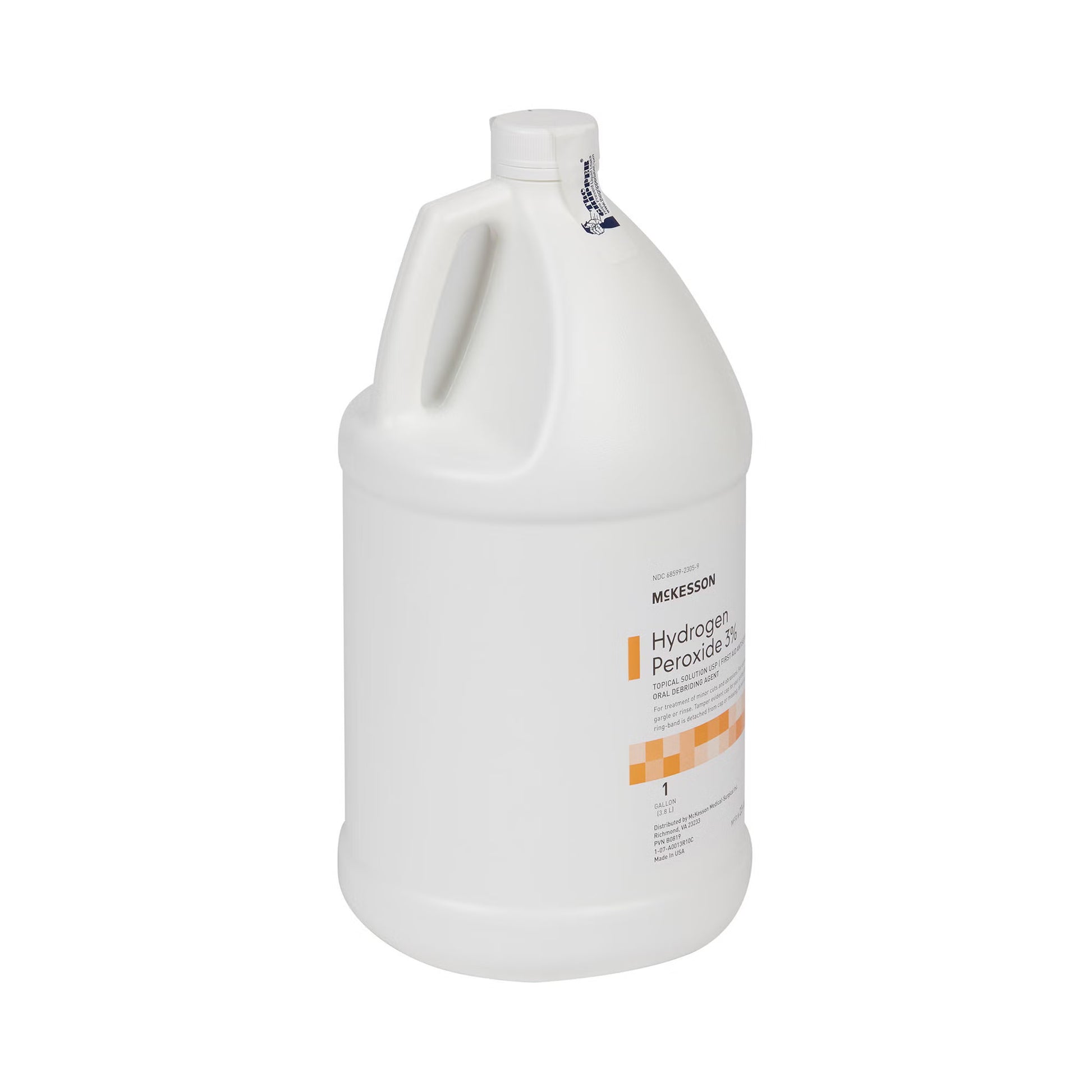 McKesson Hydrogen Peroxide Antiseptic, 1-gallon bottle