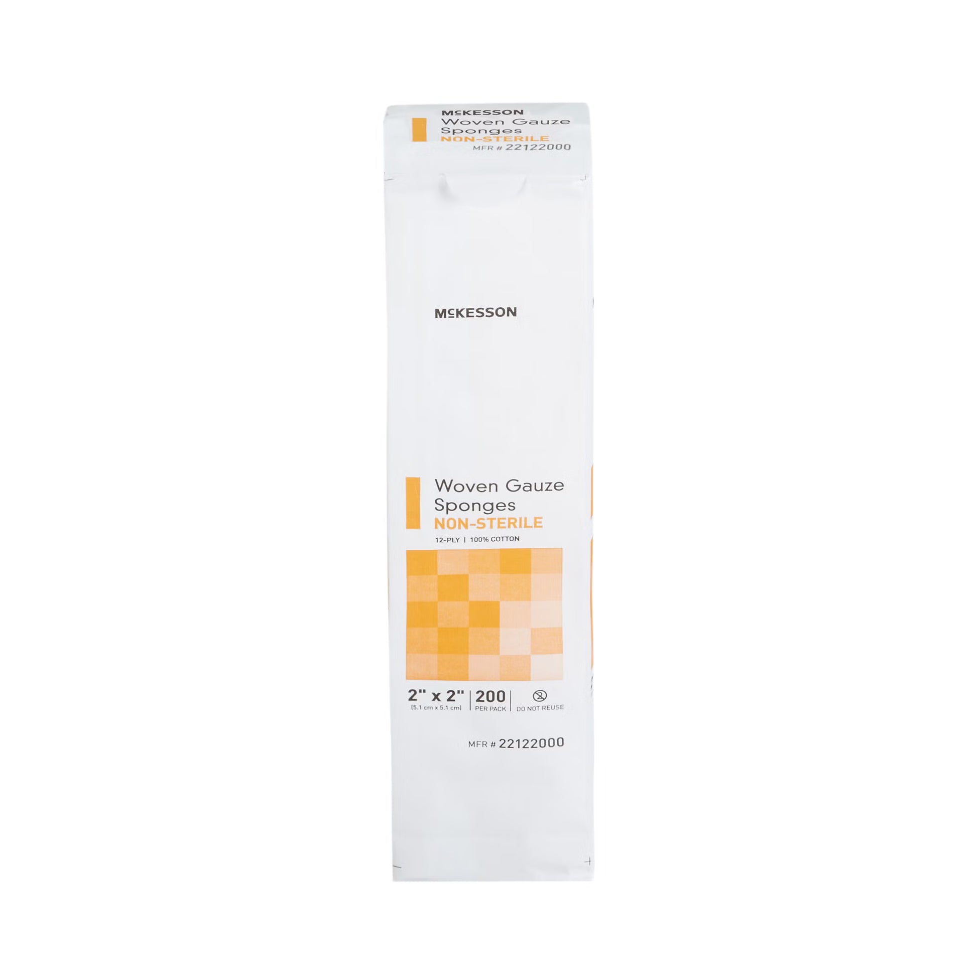 McKesson Gauze Sponge, 2 x 2 Inch, 12-Ply