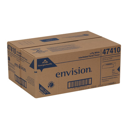 Envision Facial Tissue White 8 x 8.3 Inch