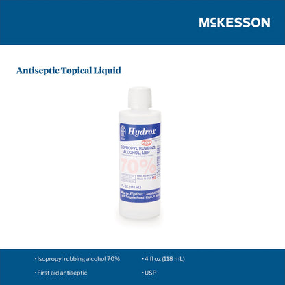 Hydrox Isopropyl Alcohol, 4-ounce Bottle