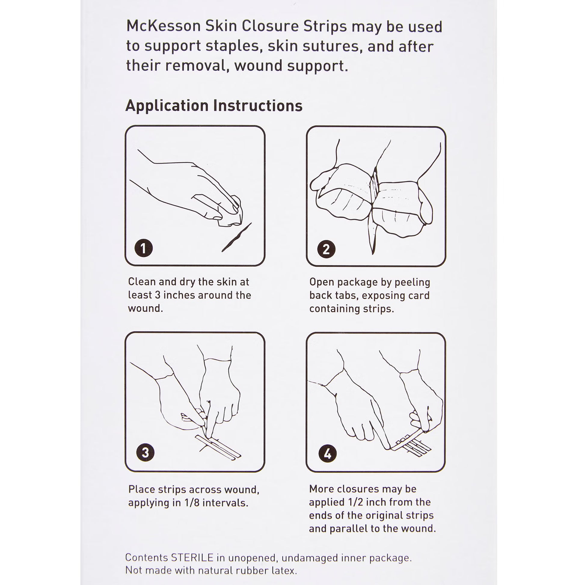 McKesson Skin Closure Reinforced Strip