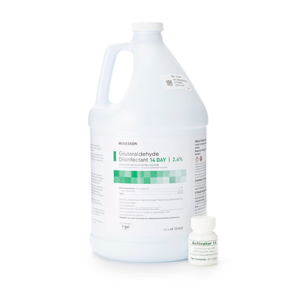 McKesson Glutaraldehyde High Level Disinfectant, 1-gallon Jug