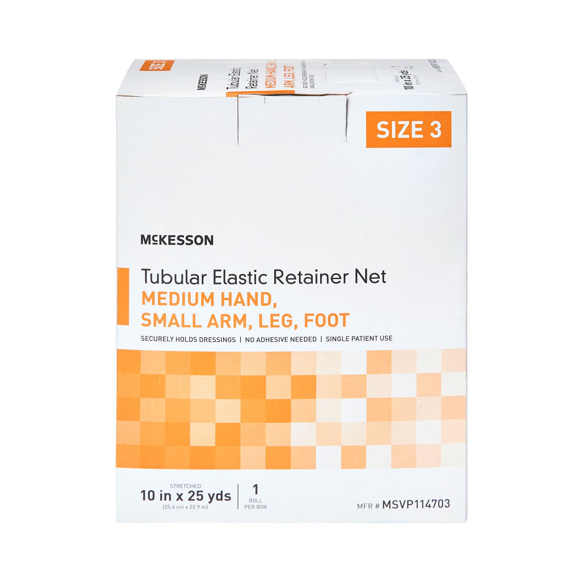 McKesson Tubular Bandage, 10 Inch x 25 Yard, Size 3