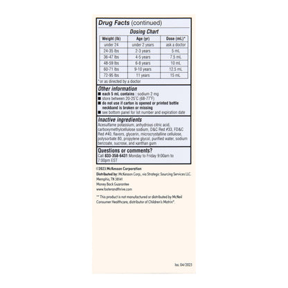 Foster & Thrive™ Ibuprofen Children's Pain Relief, Bubblegum Flavor