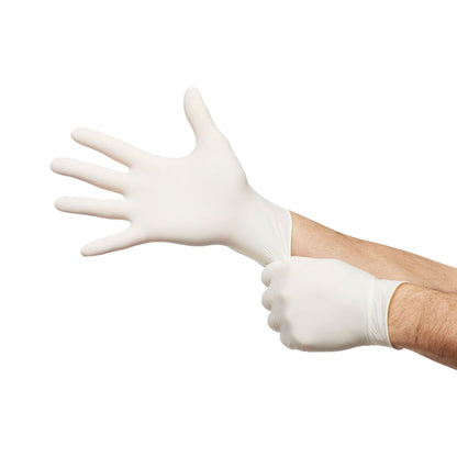 McKesson Confiderm® CL Latex Exam Glove, Medium, Ivory