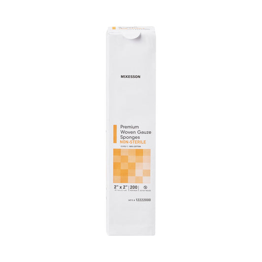McKesson Gauze Sponge, 2 x 2 Inch, 12-Ply