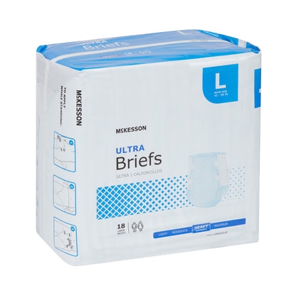 McKesson Ultra Heavy Absorbency Incontinence Brief, Large