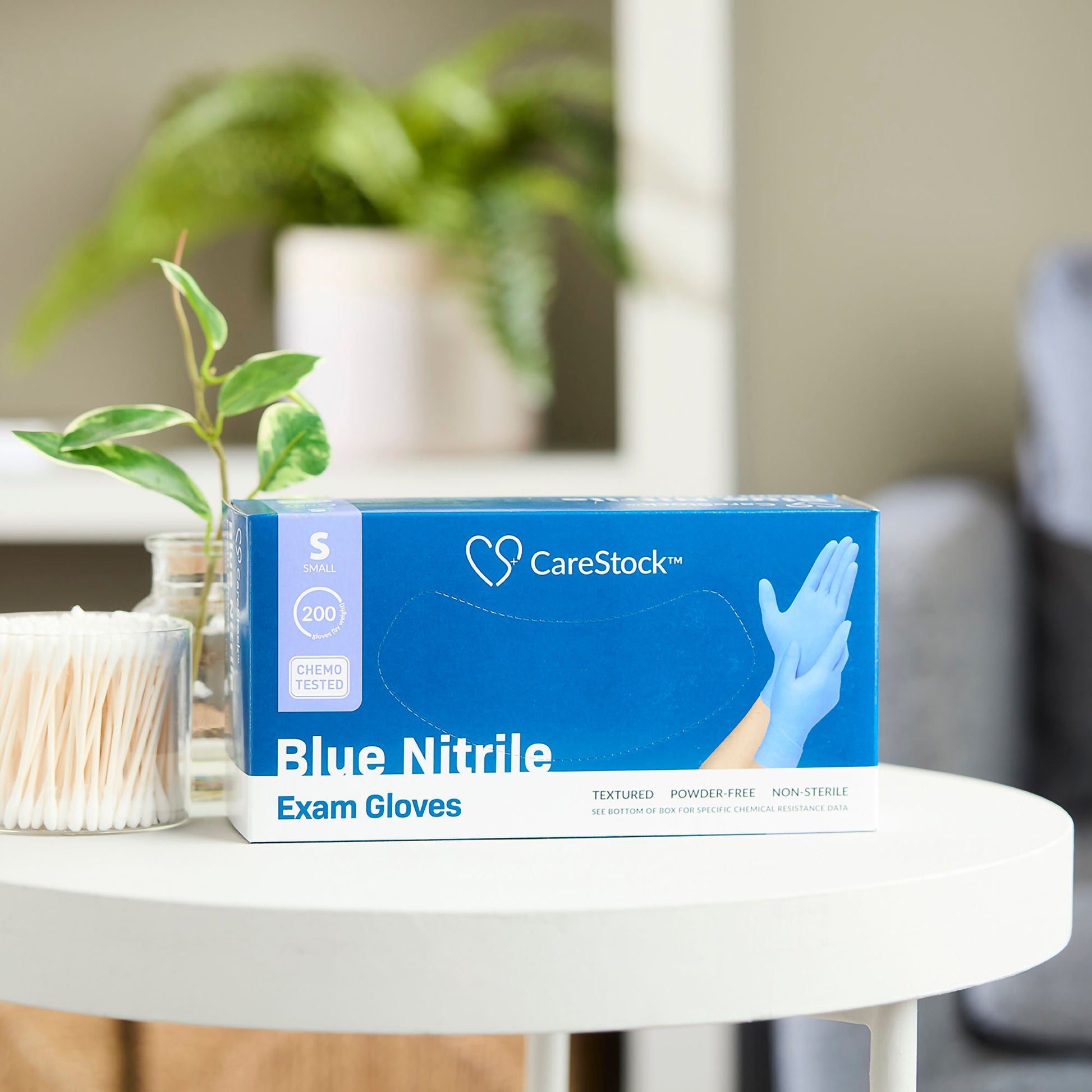 CareStock™ Nitrile Exam Glove, Small, Blue