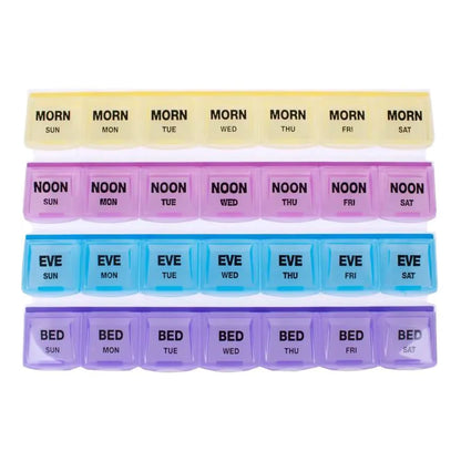 Mediplanner® 7-Day, Four Times a Day Pill Organizer