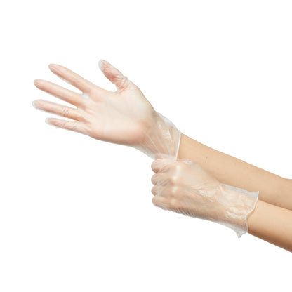 Trilon® Vinyl Exam Glove, Small, Clear