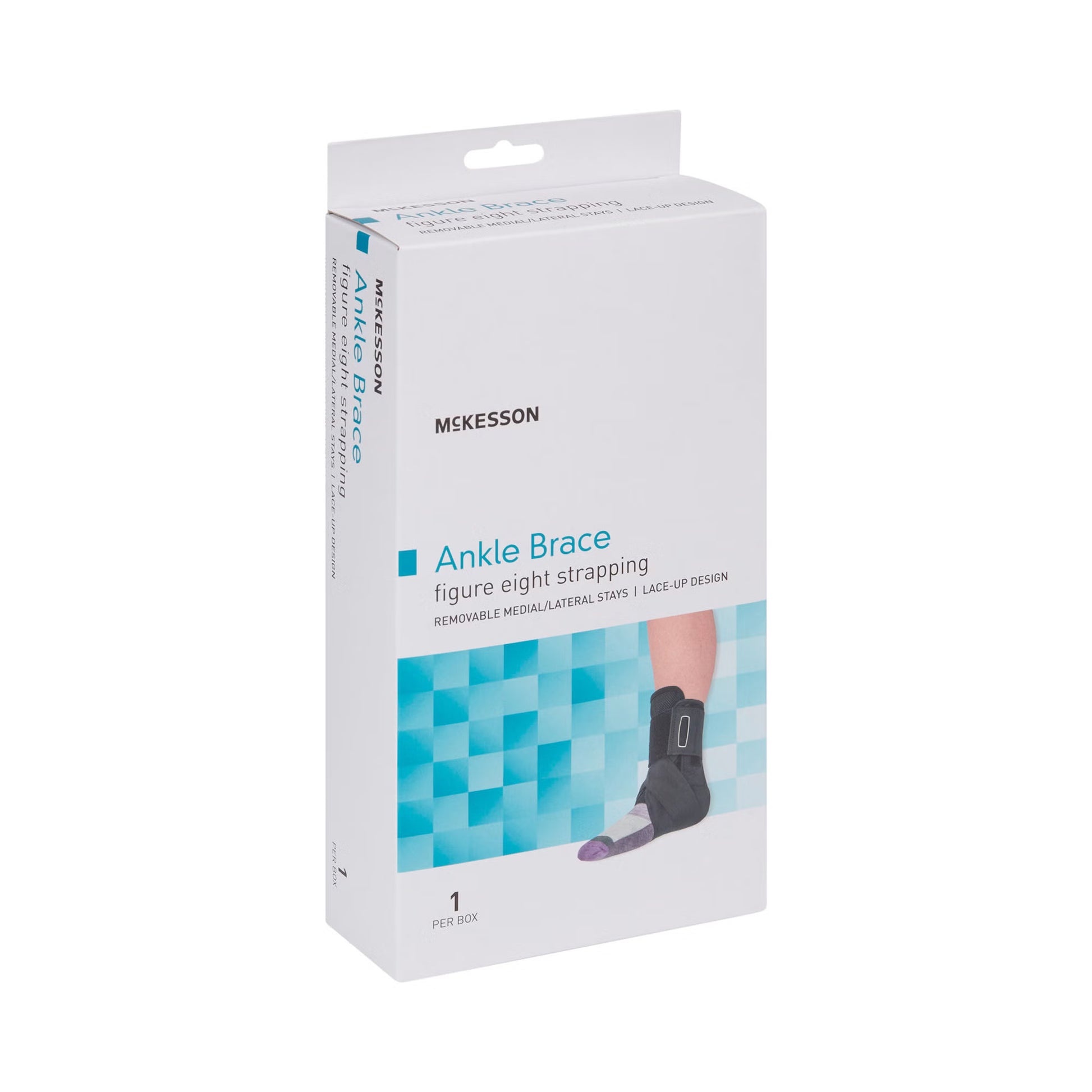 McKesson Low Profile / Open Heel / Open Toe Ankle Brace, Medium