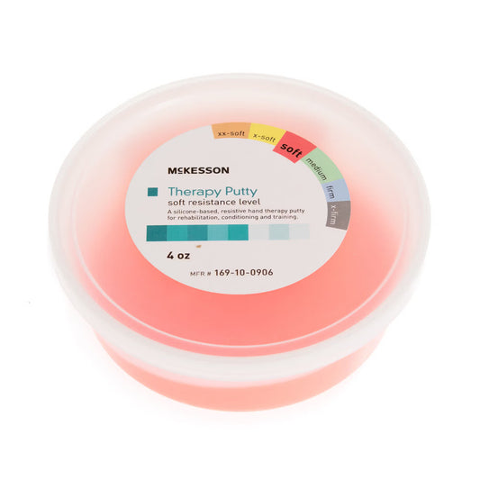 McKesson Therapy Putty, Red, Soft, 4-ounce Container
