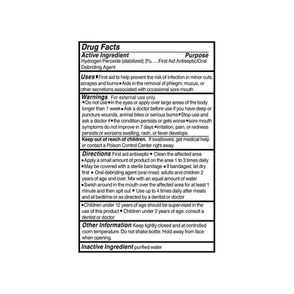 McKesson Hydrogen Peroxide Antiseptic, 4-ounce Bottle