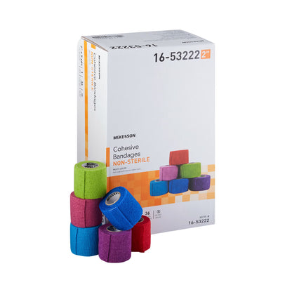 McKesson Self-adherent Closure Cohesive Bandage, 2 Inch x 5 Yard