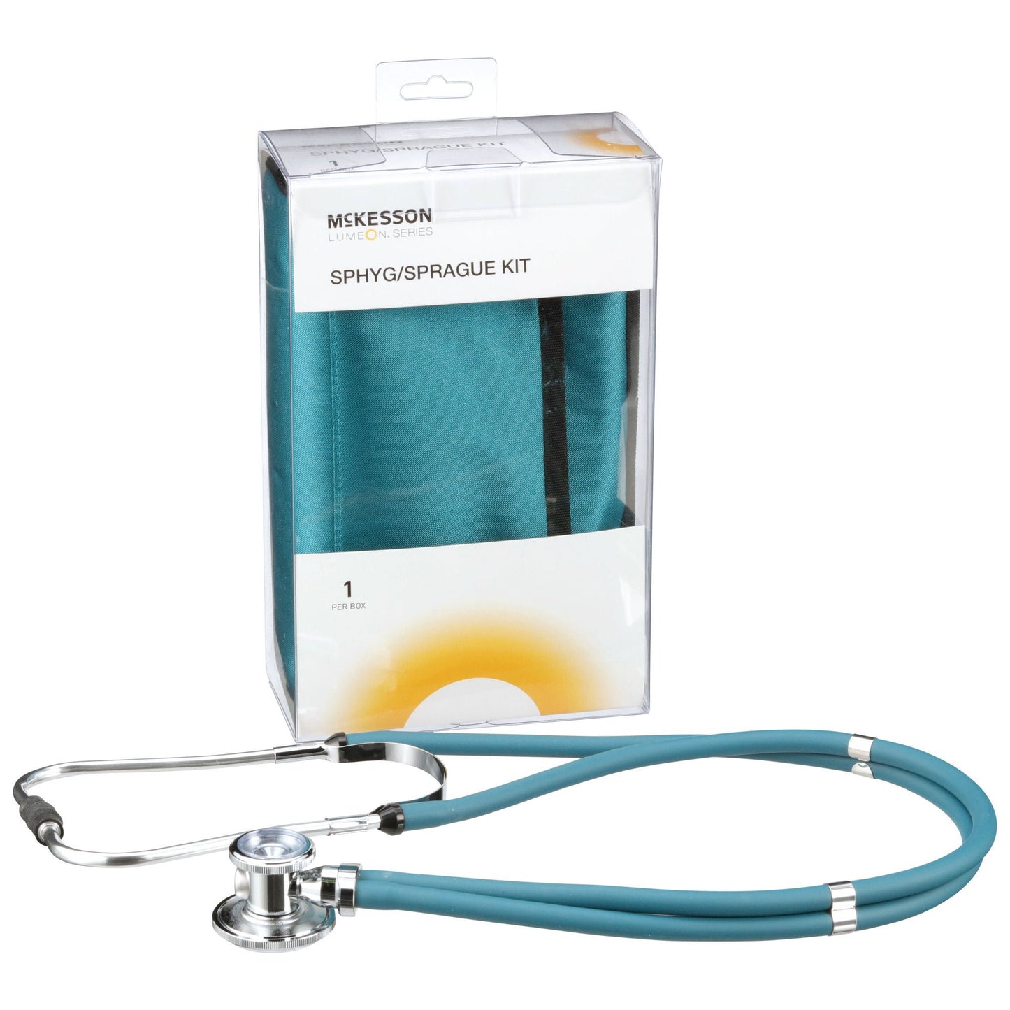 McKesson Lumeon™ Aneroid Sphygmomanometer/Sprague Kit, Teal