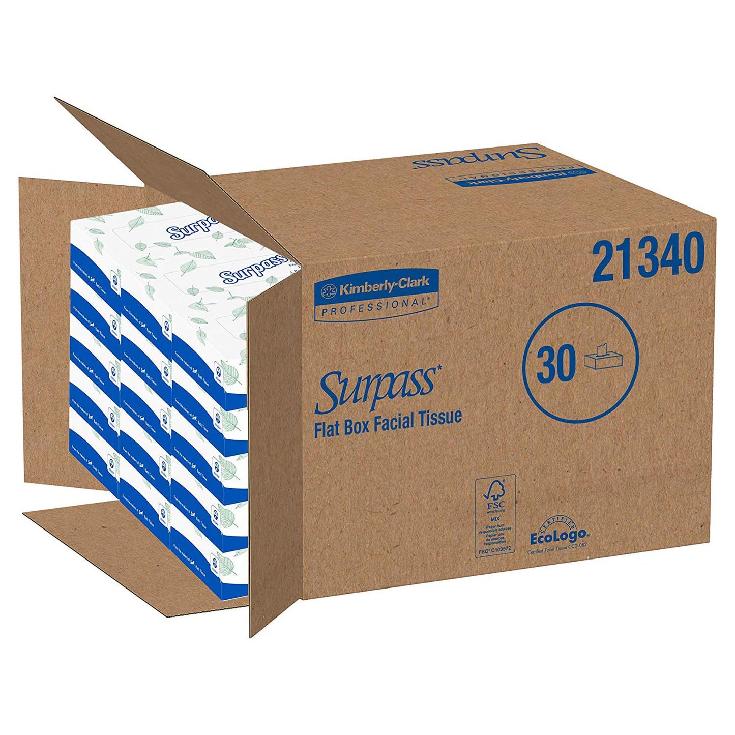 Surpass® Facial Tissue, Two-Ply
