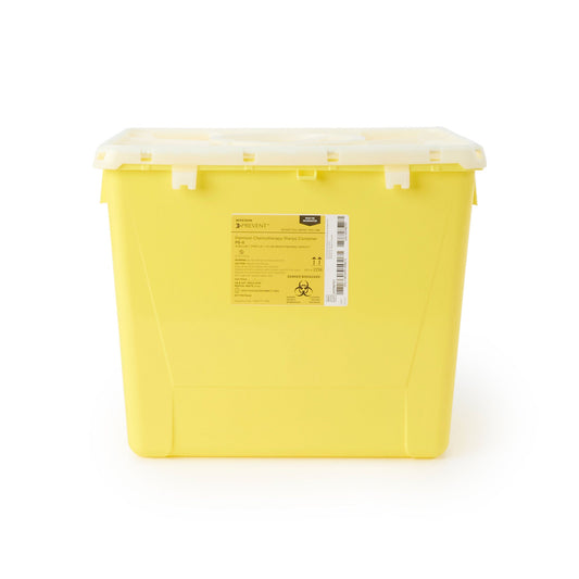 McKesson Prevent® Sharps Container, 8 Gallon, 13-1/2 x 17-3/10 x 13 Inch