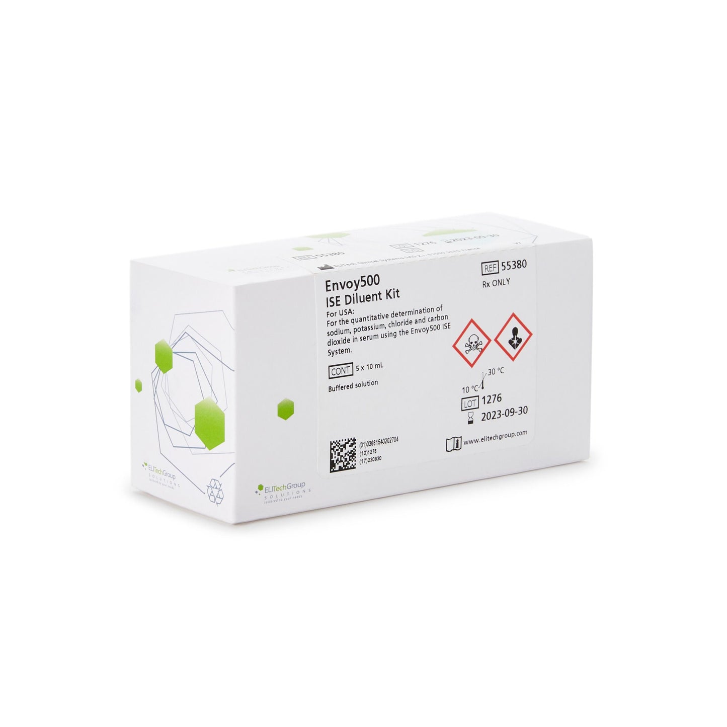 ISE Diluent Envoy® 500 5 X 10 mL For Envoy 500+ Chemistry Systems