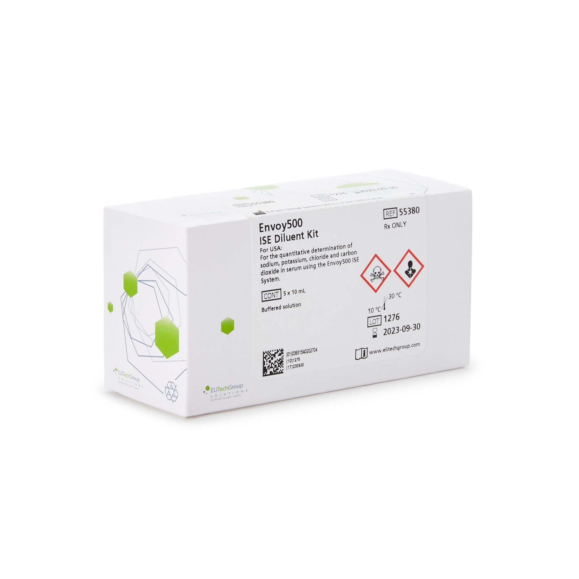 ISE Diluent Envoy® 500 5 X 10 mL For Envoy 500+ Chemistry Systems