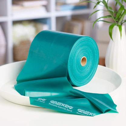 McKesson Exercise Resistance Band, Green, 5 Inch x 50 Yard, Medium Resistance
