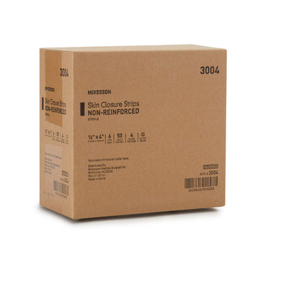 McKesson Nonreinforced Skin Closure Strip, 1/2 x 4 in.